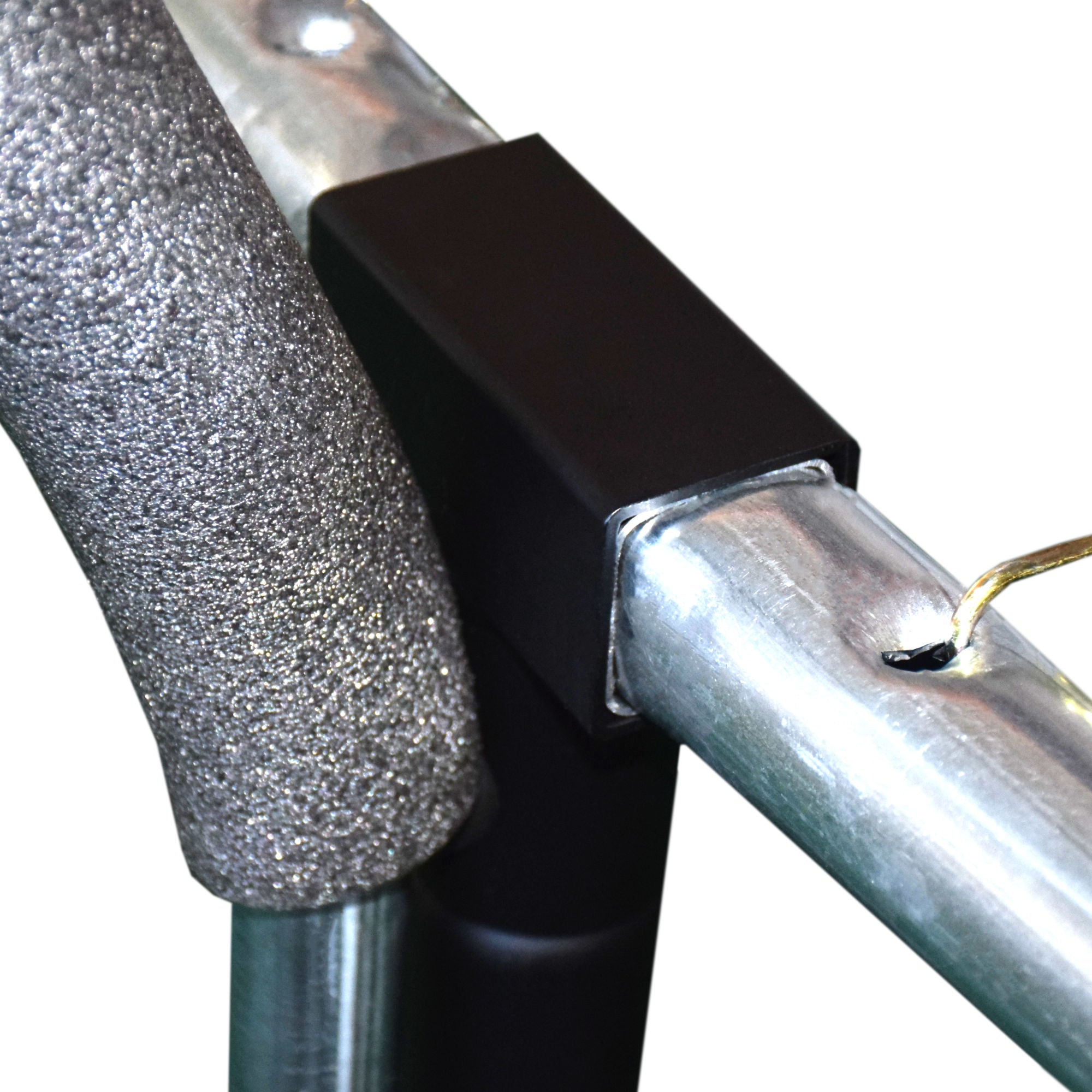 12FT Big Trampoline with Safety - Black & Blue