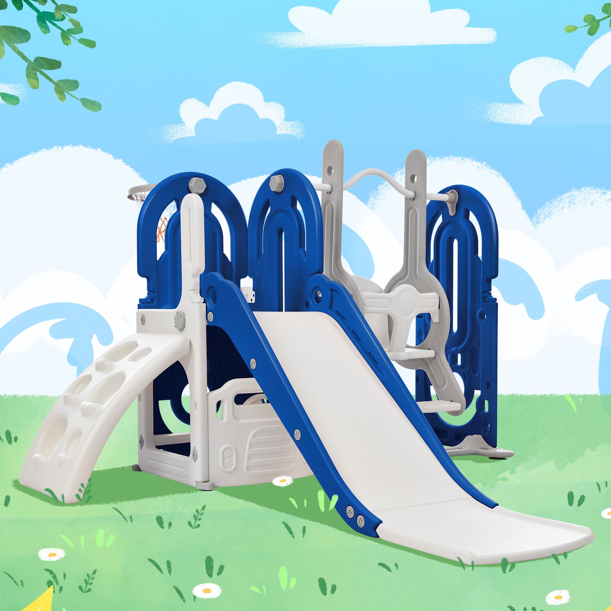 5-in-1 Toddler Playground