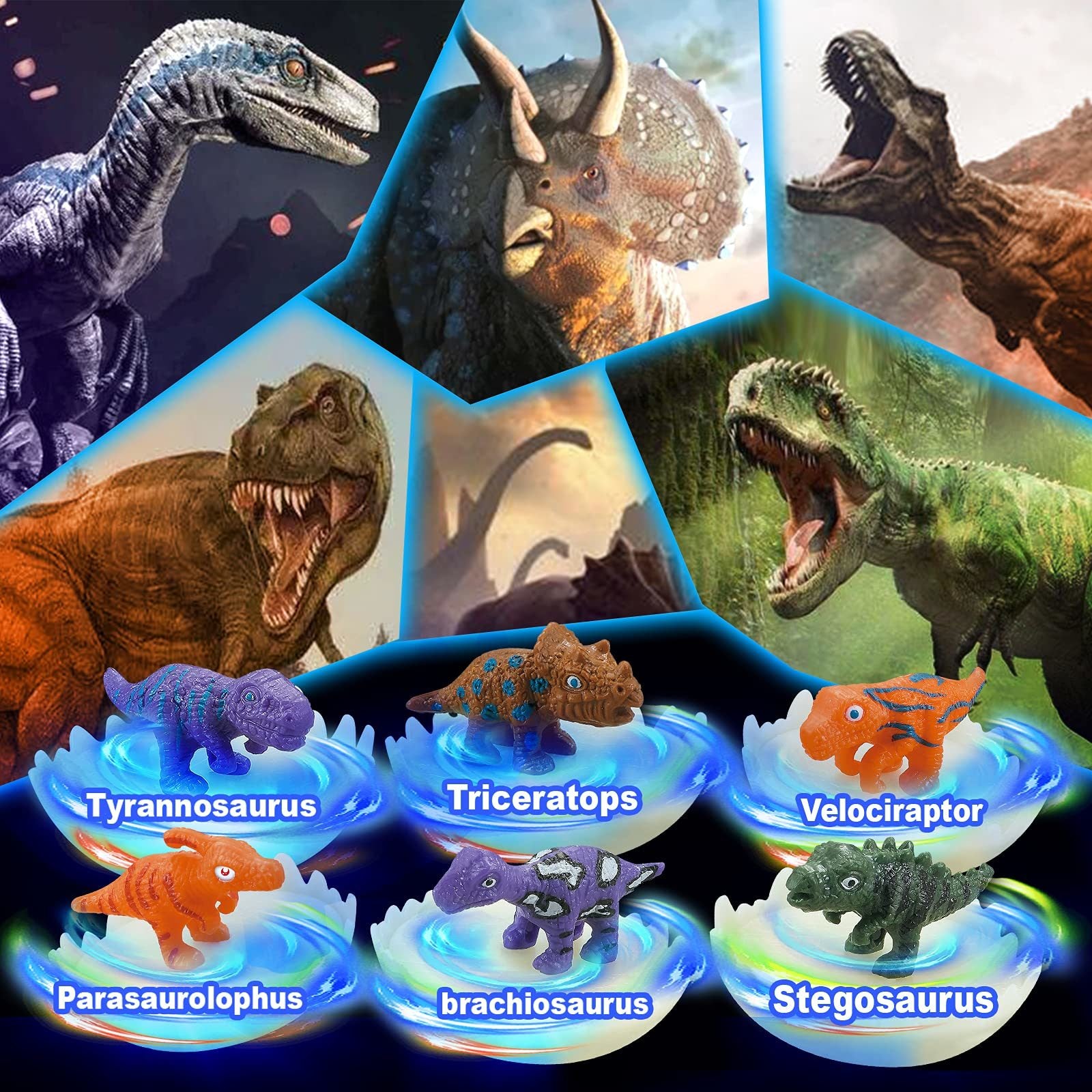 Dino Battle Spinning Top