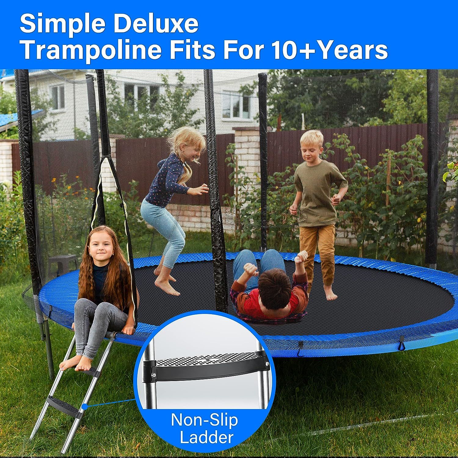 12FT Trampoline with Strong Safety Net