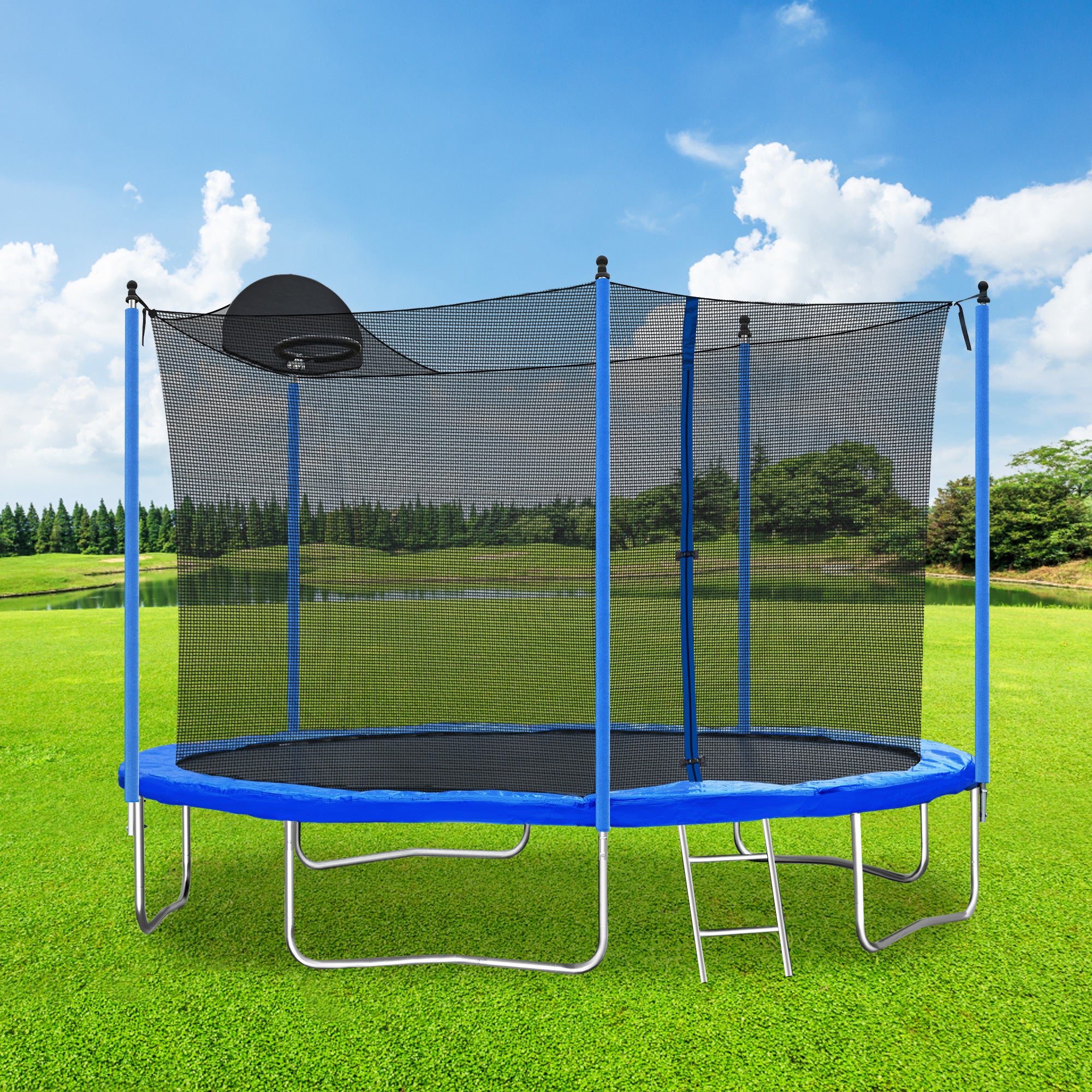 12FT Trampoline for Adults & Kids