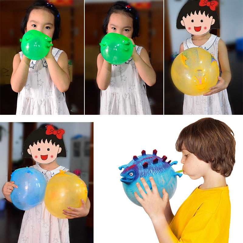Inflatable Dinosaur Vent Balls for Kids