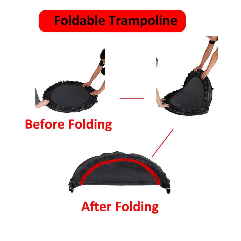 36" Foldable Fitness Trampoline for Kids