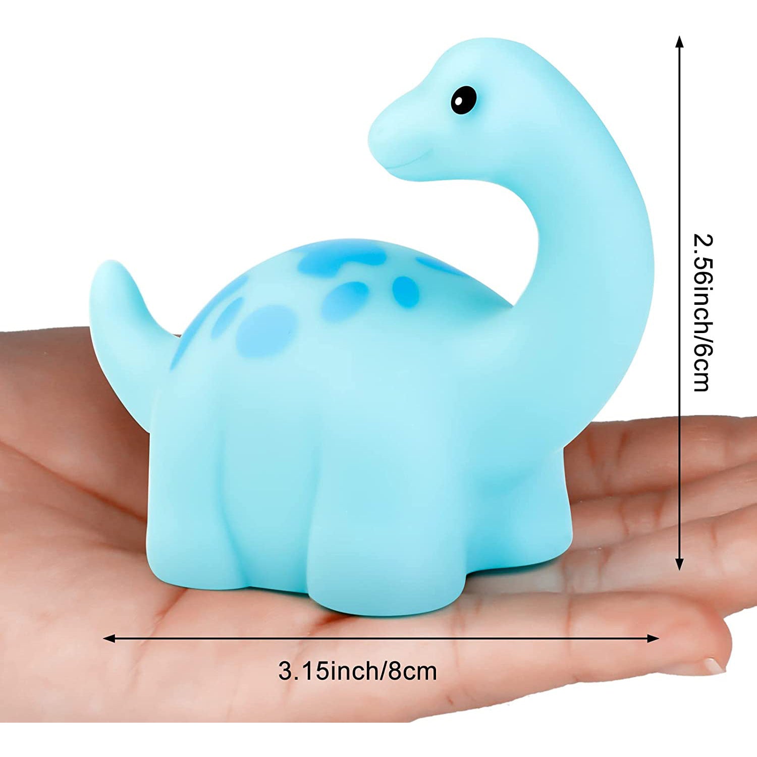6-Pack Dinosaur Bath Toys for Kids