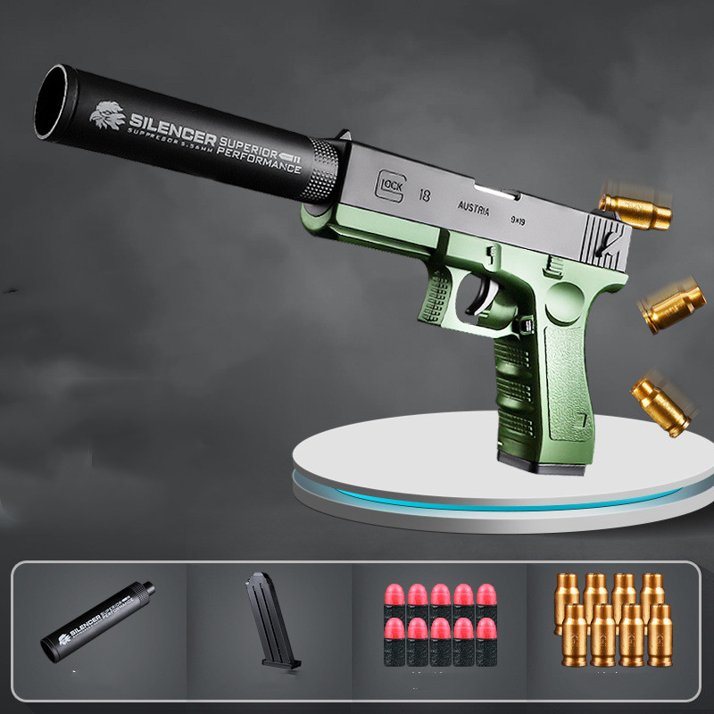 Plastic Simulated Boy's Toy Pistol