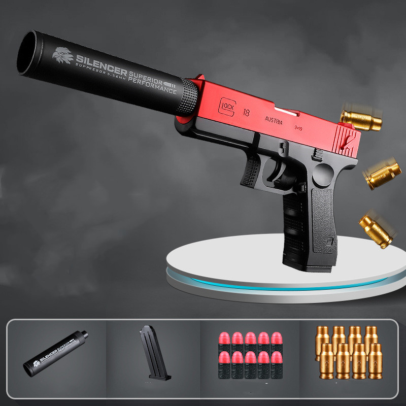 Plastic Simulated Boy's Toy Pistol