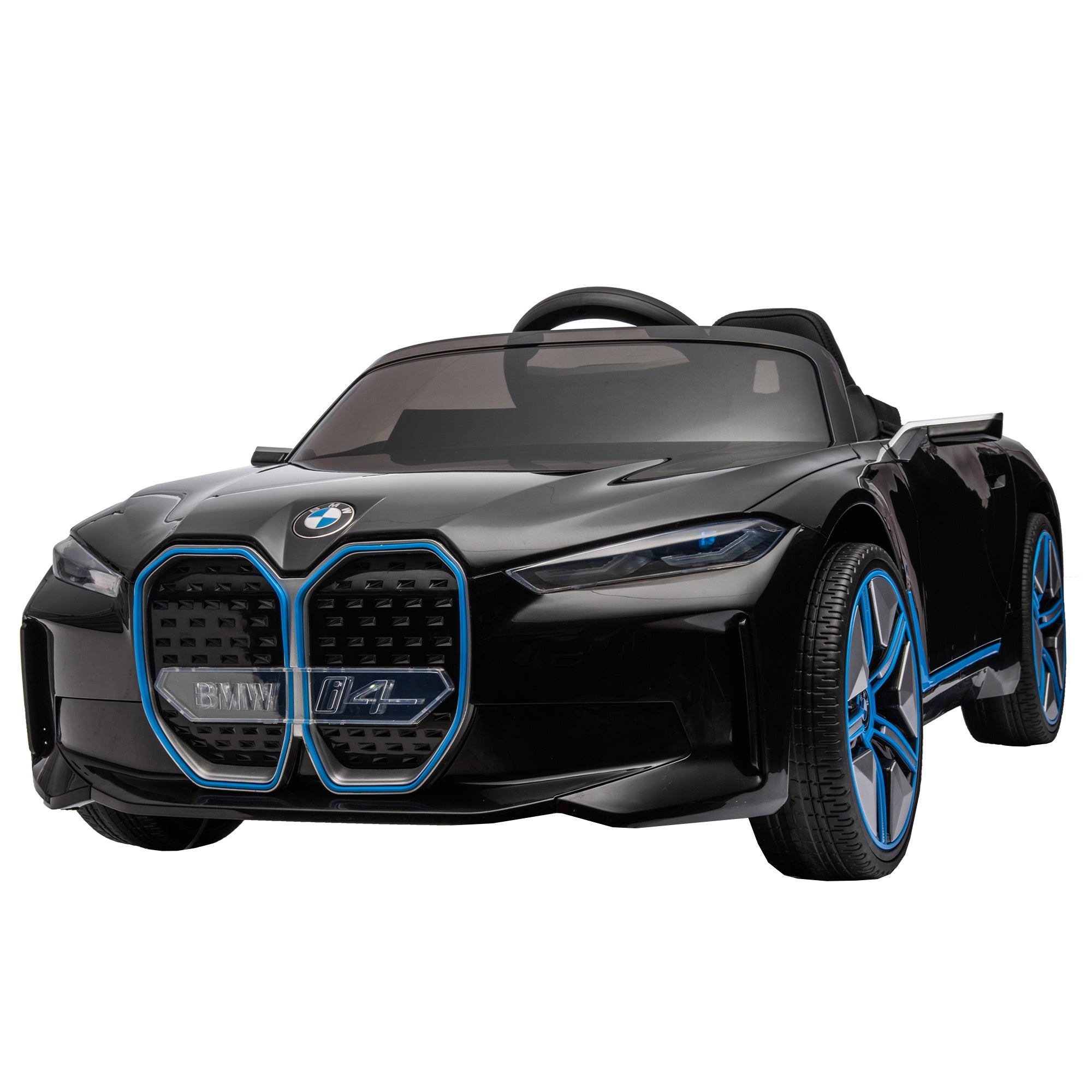 BMW I4 12V Kids Ride-On Car with Remote Control (black)