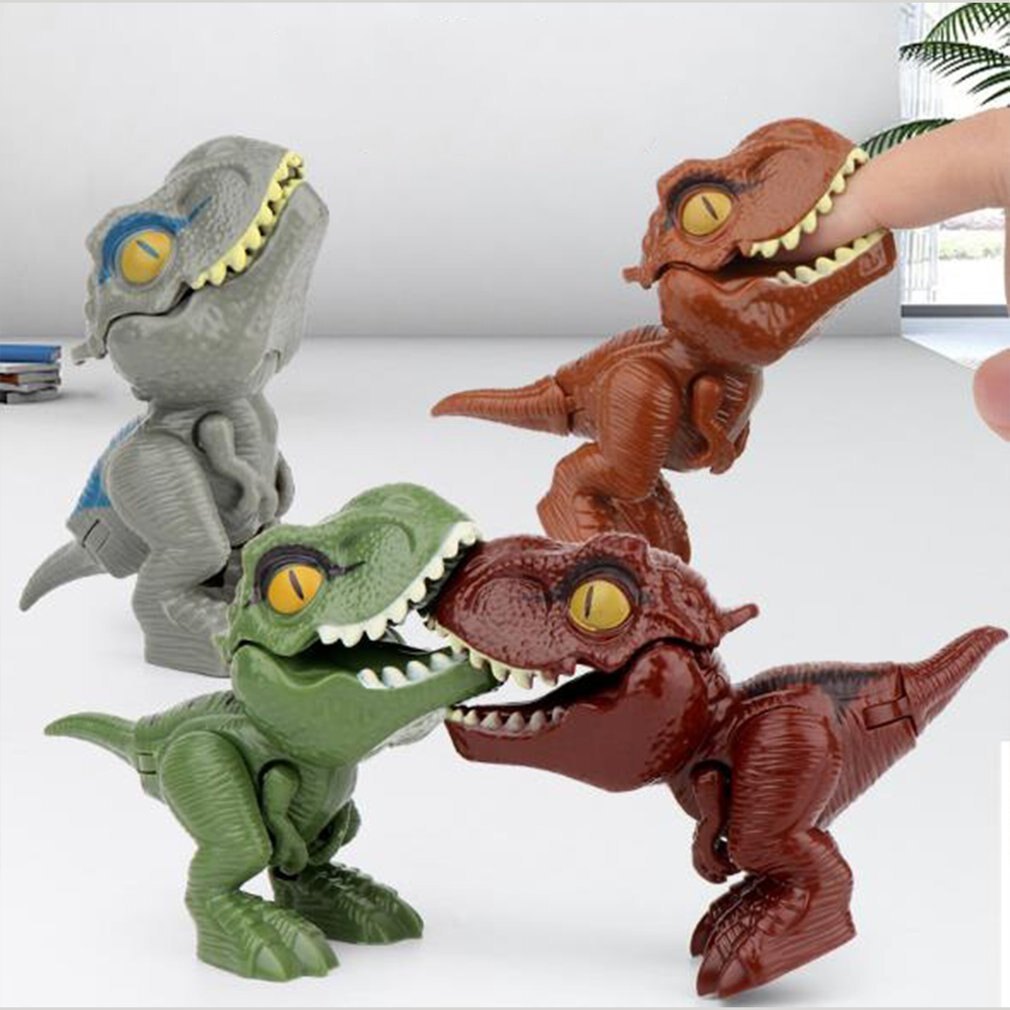 4pcs Finger Dino Egg Figures