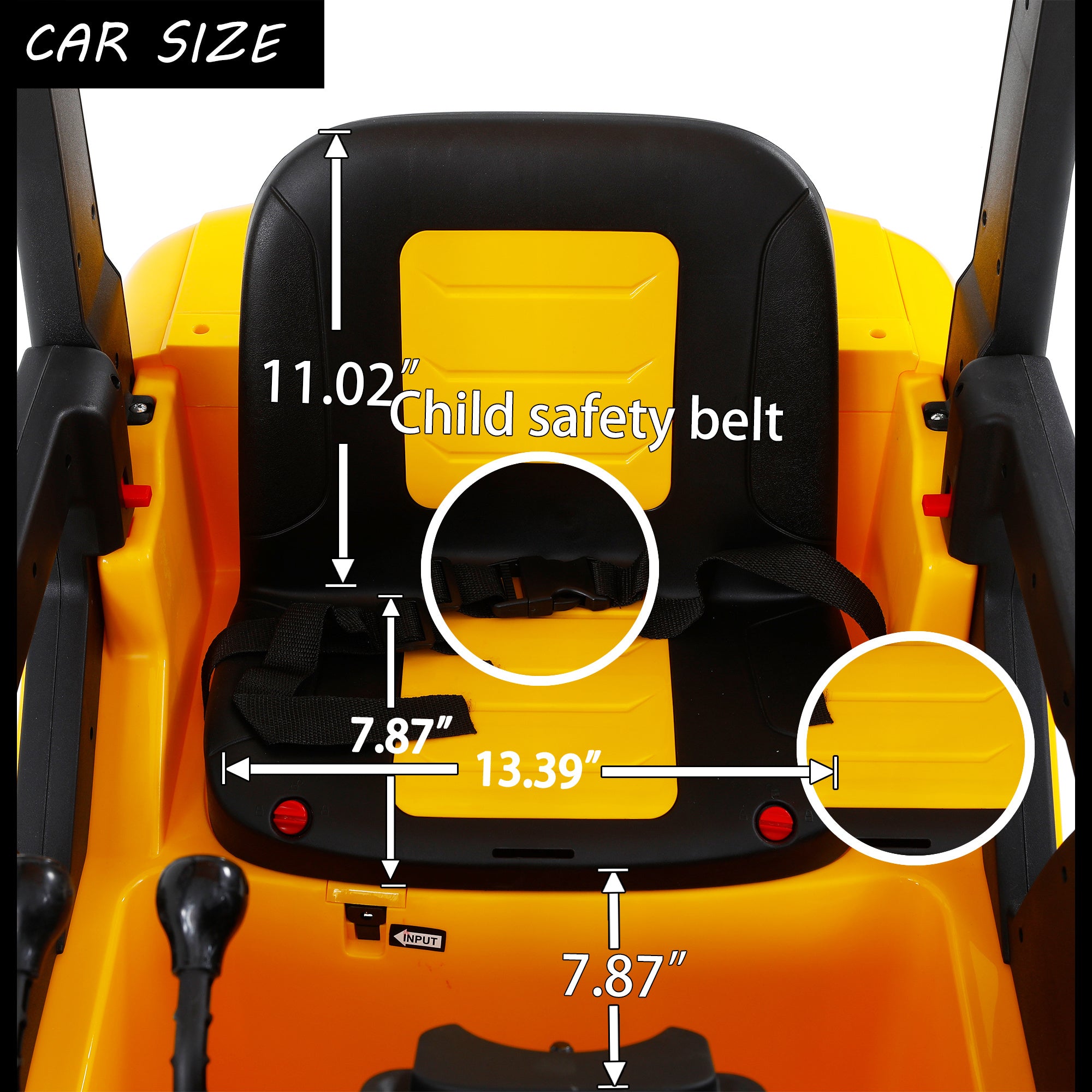 12V7A Electric Forklift Ride-On Car for Kids with Remote Control