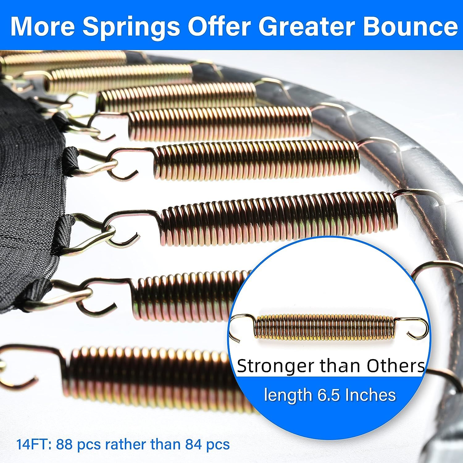 14FT Recreational Trampoline with Safety