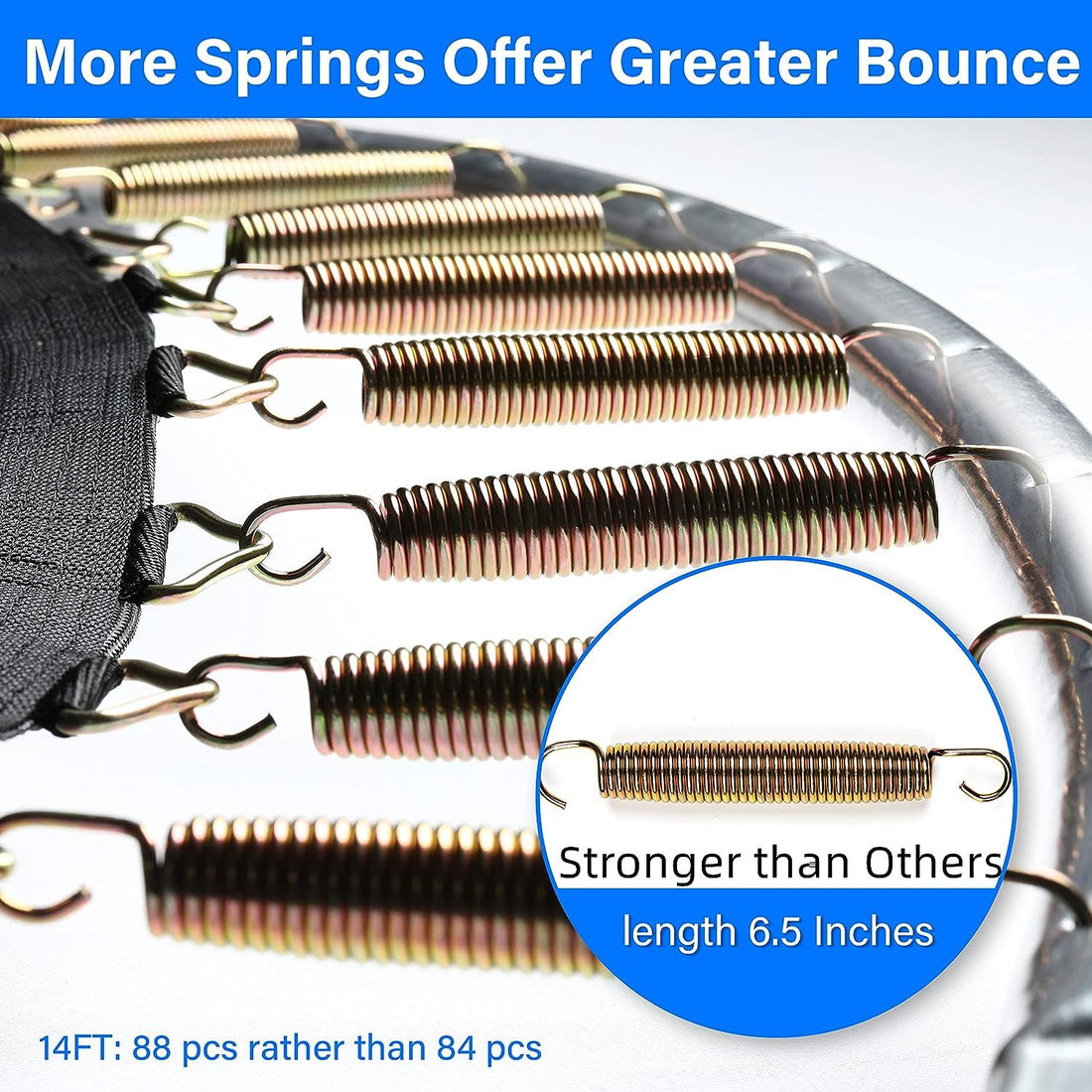 14FT Recreational Trampoline with Safety