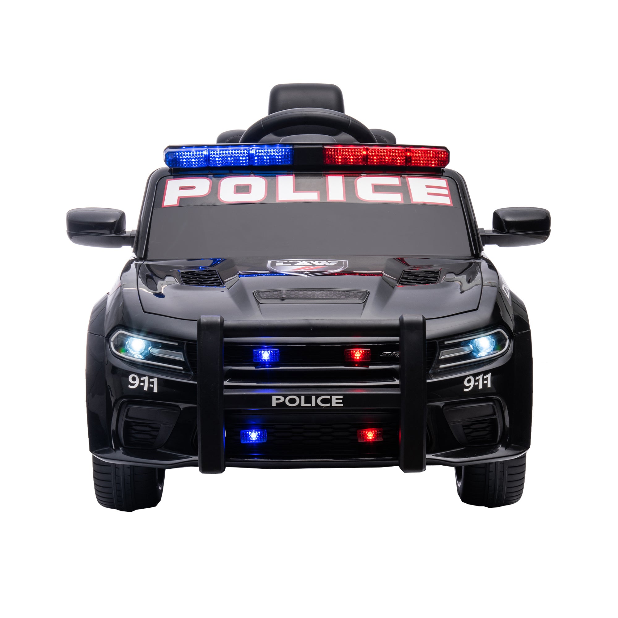 Dodge Charger 12V Kids Ride-On Police Car with Remote Control