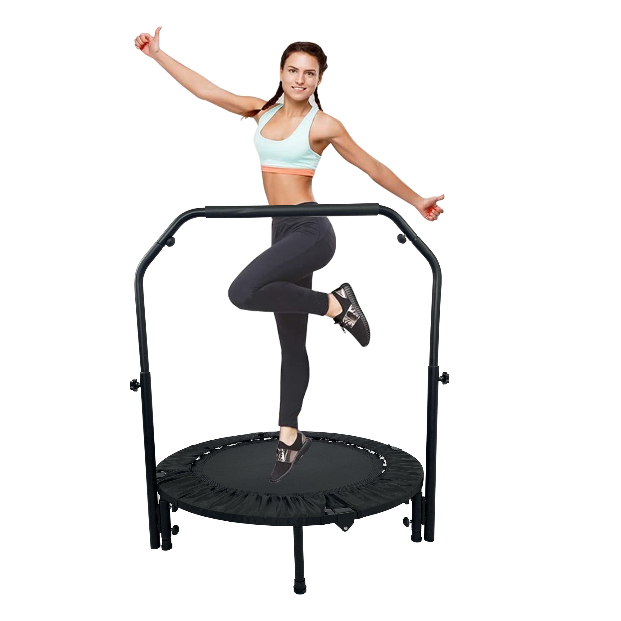40-Inch Mini Exercise Trampoline (Black)