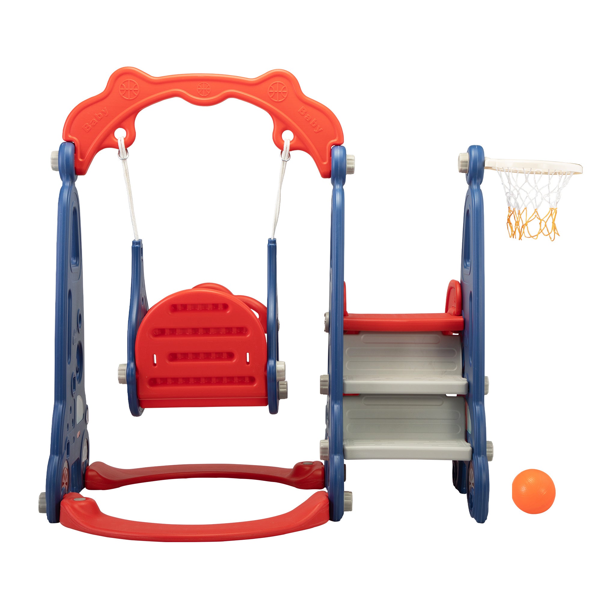 3-in-1 Slide and Swing Set