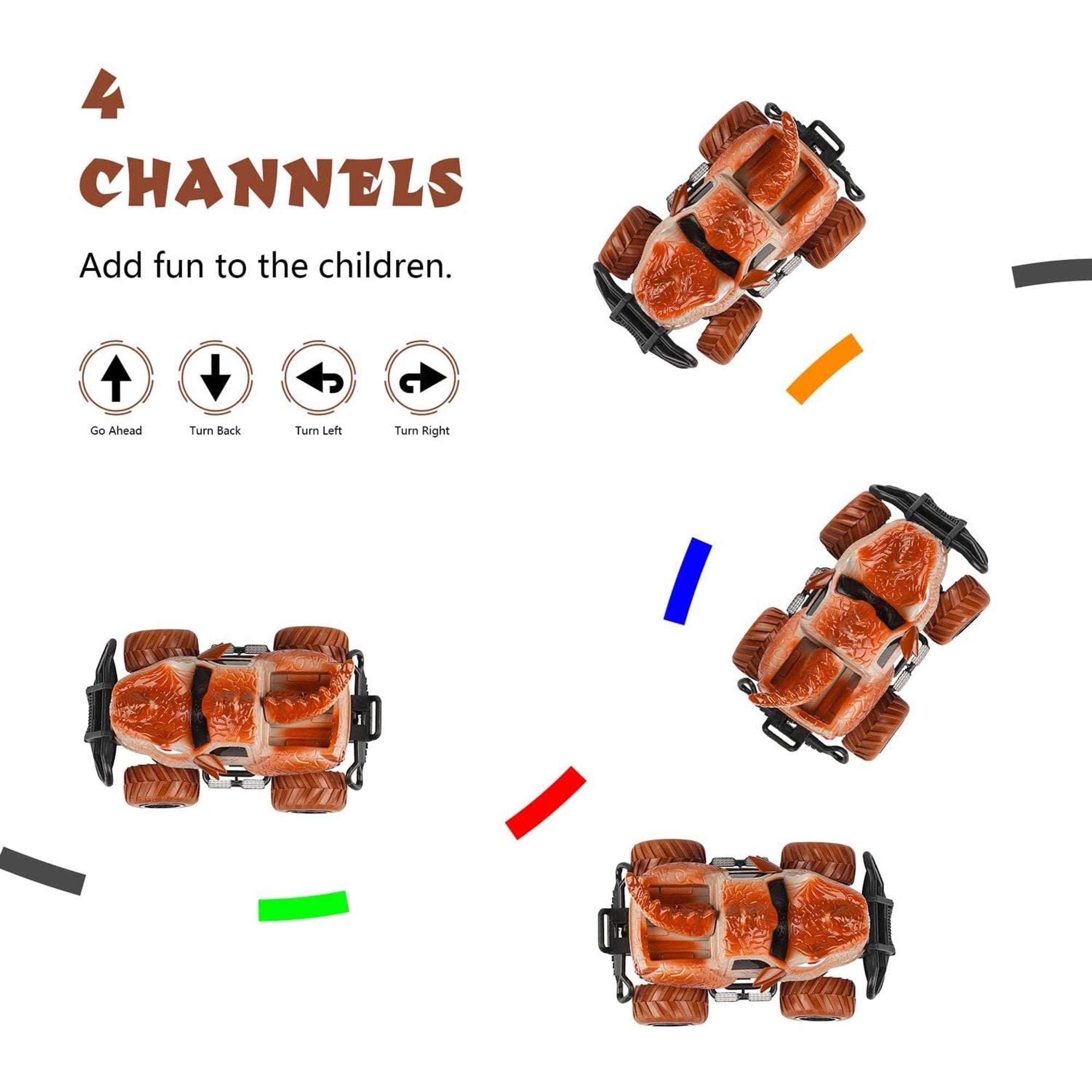 Dinosaur RC Monster Truck Toy