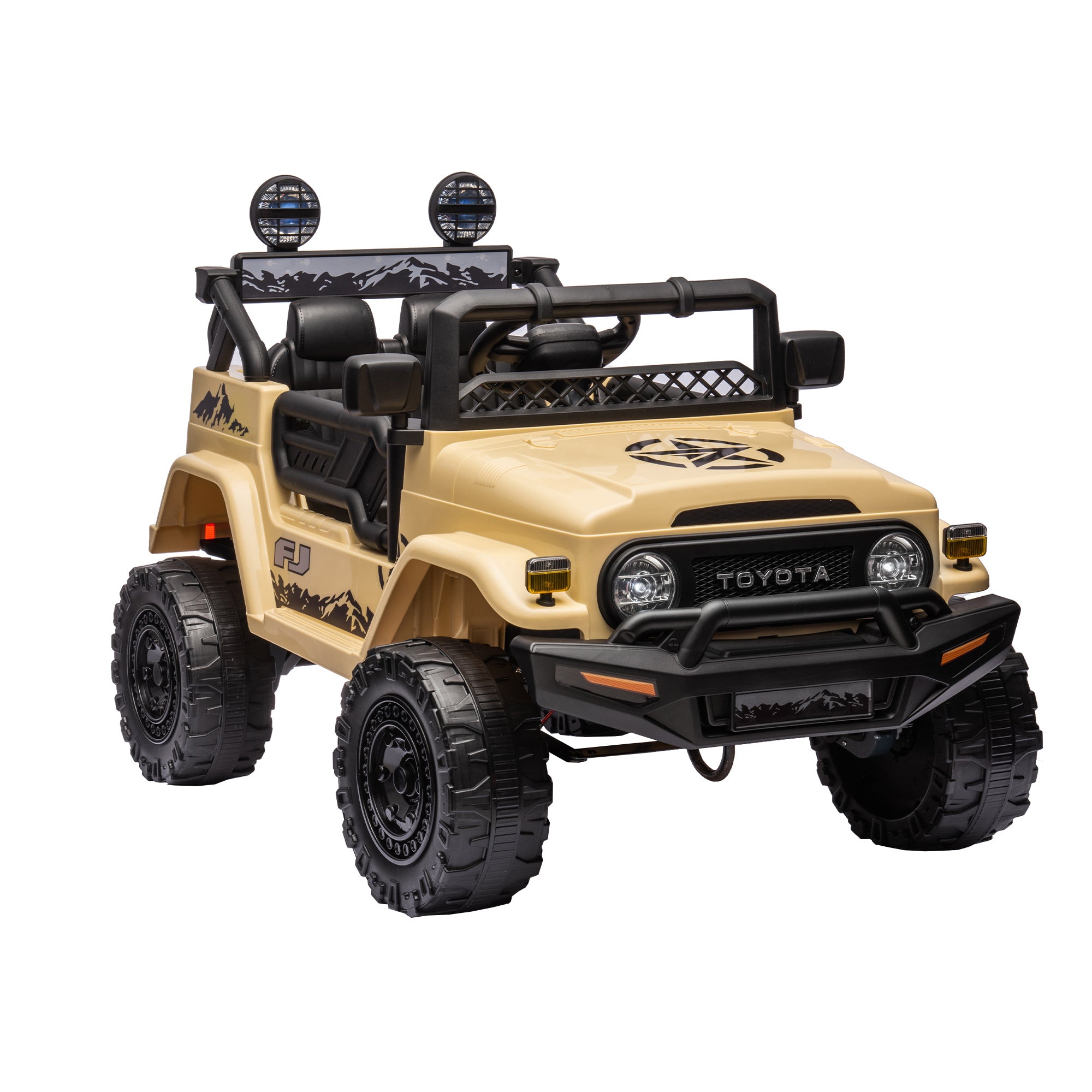 Toyota FJ Cruiser 12V Kids Ride-On Car with Remote Control