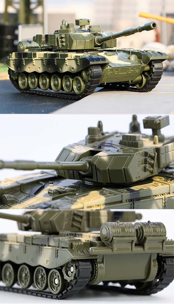 2 Plastic Toy Military Tanks