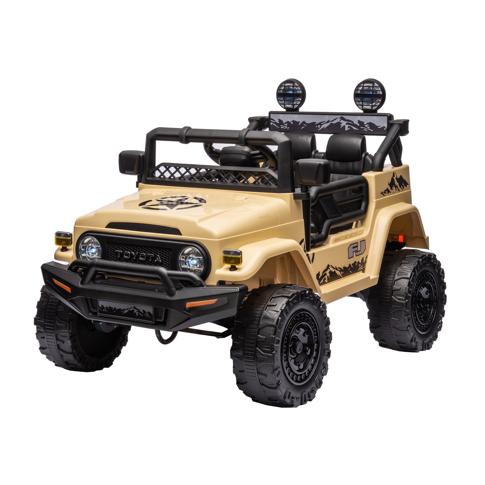 Toyota FJ Cruiser 12V Kids Ride-On Car with Remote Control