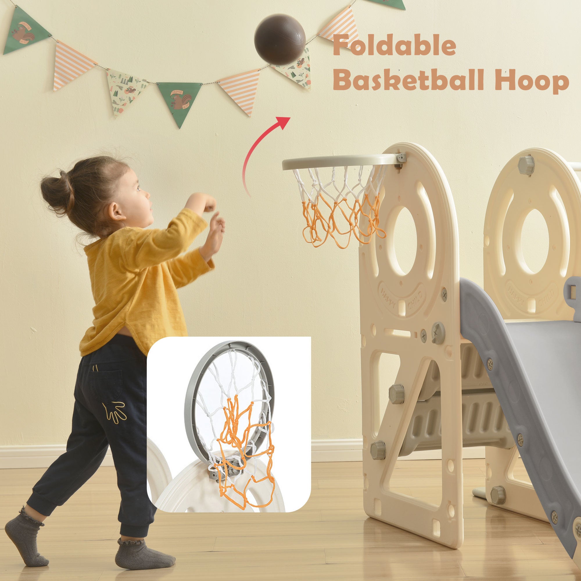 Kids' Gray Bus Play Structure