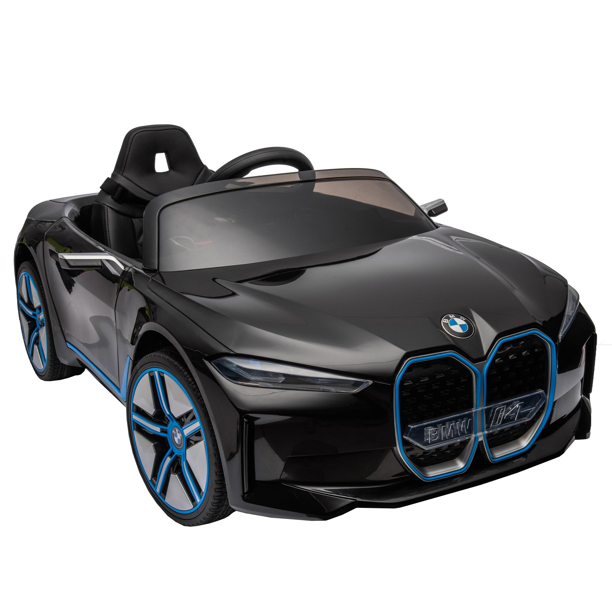 BMW I4 12V Kids Ride-On Car with Remote Control (black)